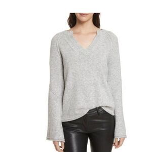 Rebecca Minkoff Cotton blend Griffyn Flared-sleeve sweater Sz M
